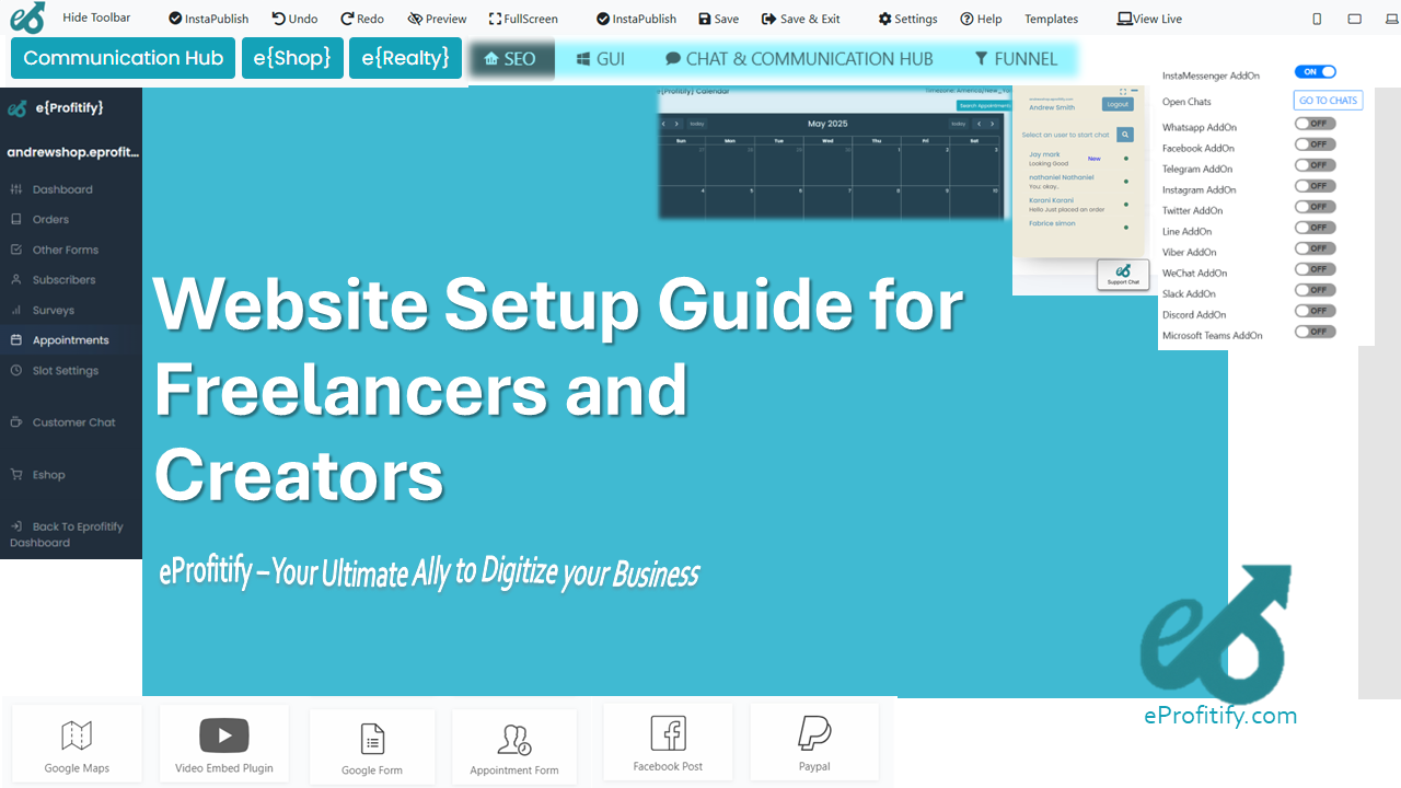 Website Setup Guide for Freelancers and Creators